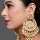 Kundan Pearl Chandelier Earrings for Women